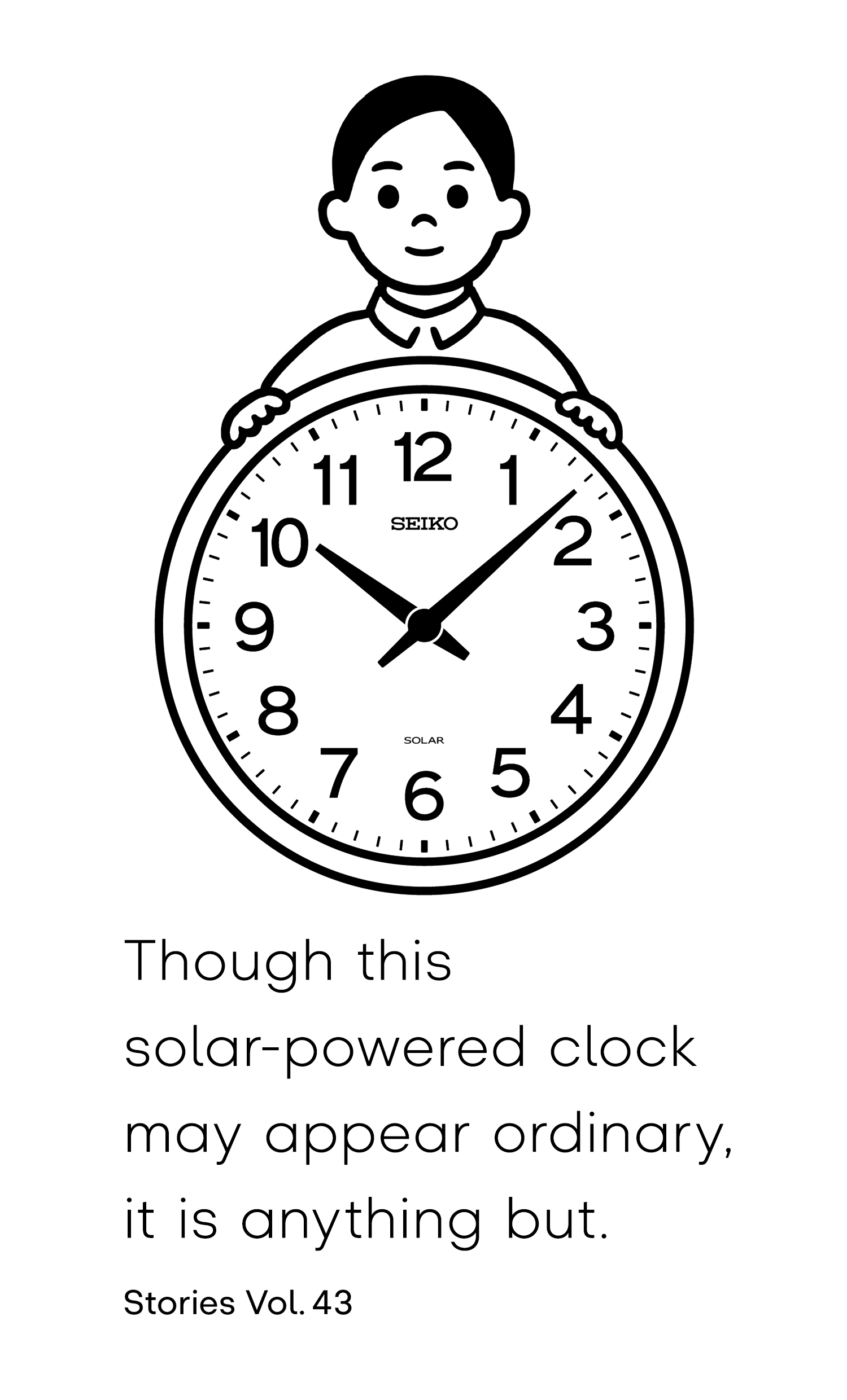 Vol.43 Though this solar-powered clock may appear ordinary, it is anything but.